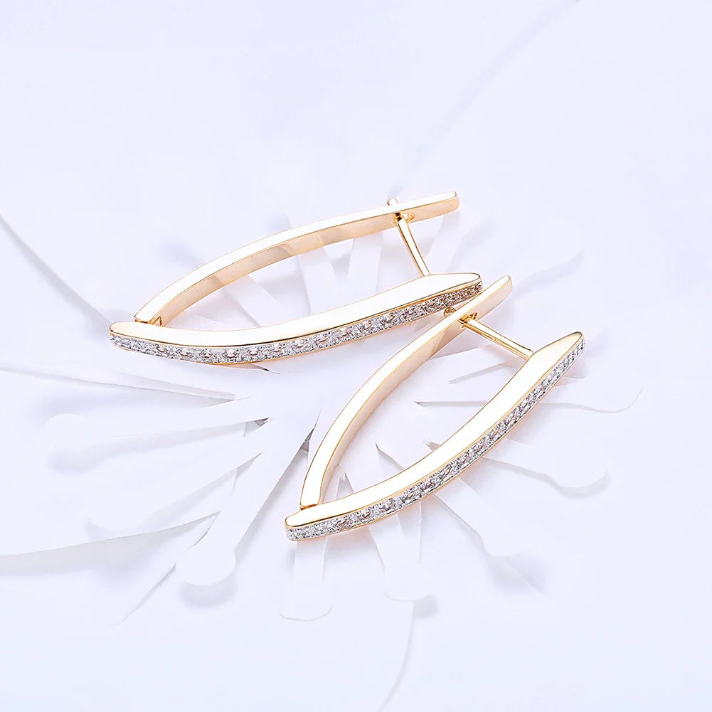 18K gold earrings
