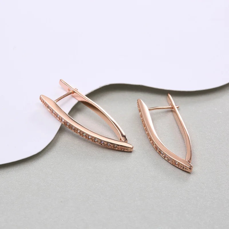 18K gold earrings