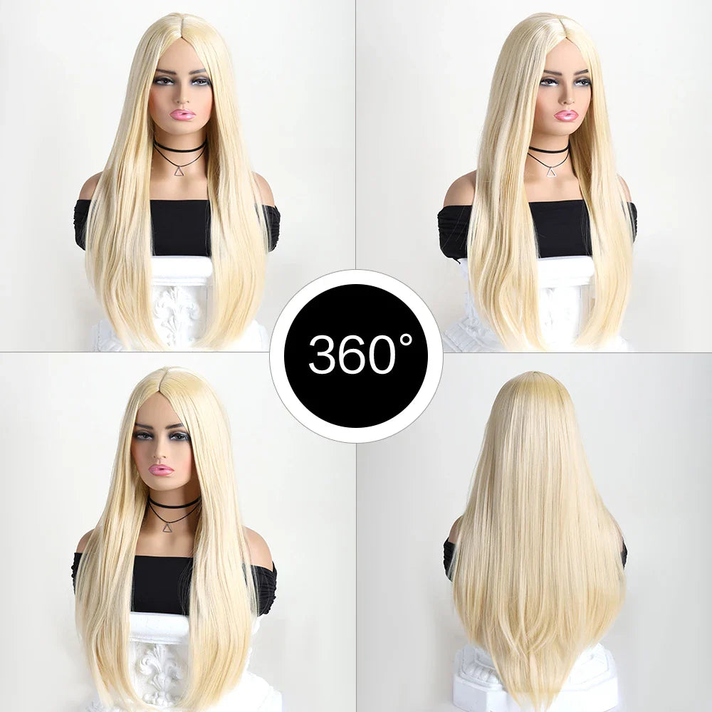 Long Blonde Wig Wigs