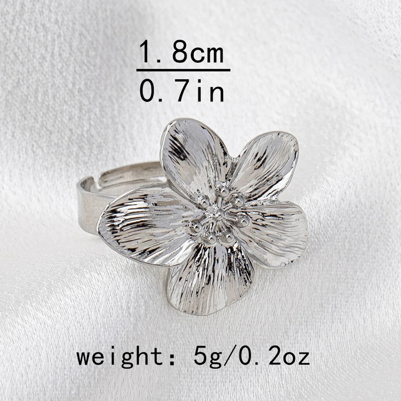 Ring with a Flower Design