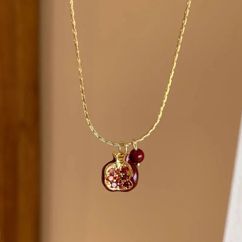 Red Pomegranate Pendant