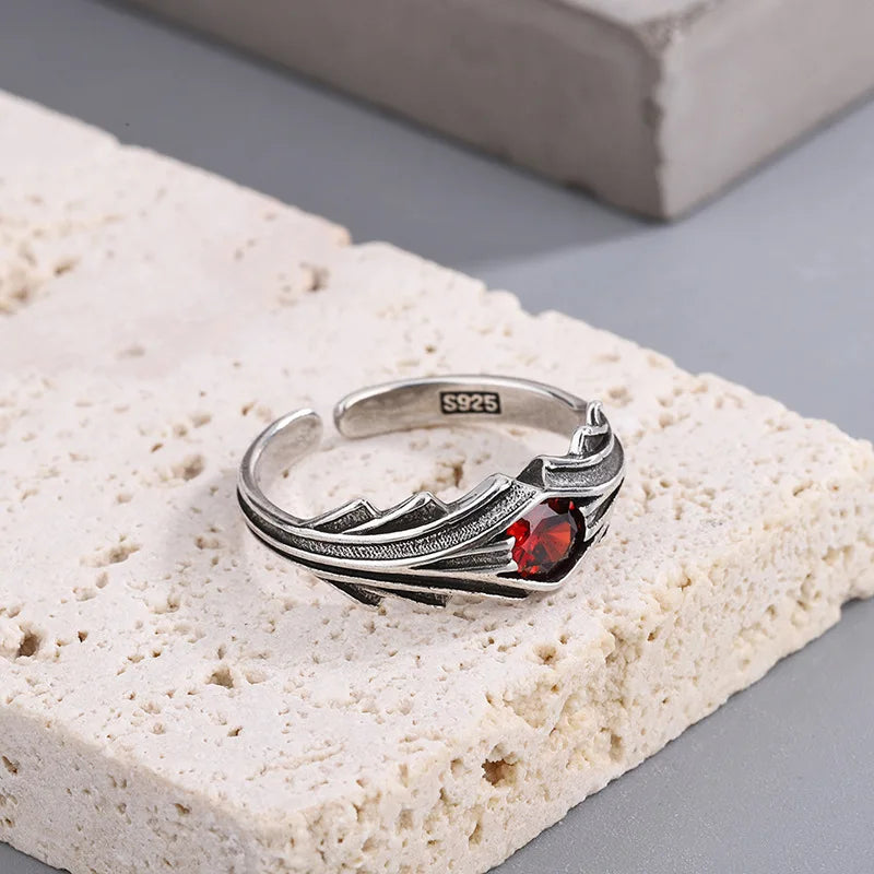 Red Zircon Rings