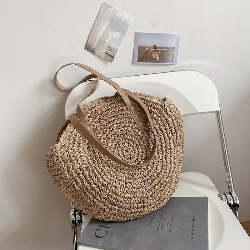 Summer Round Straw Bags