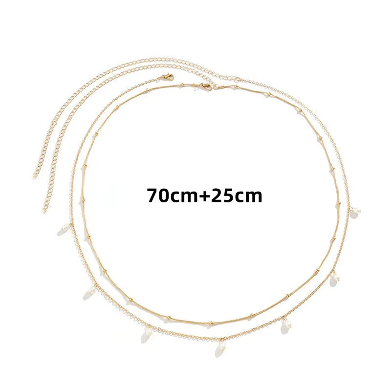 Double Layer Pearl Chain