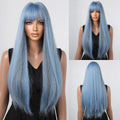 Black Hair Long Straight Wigs