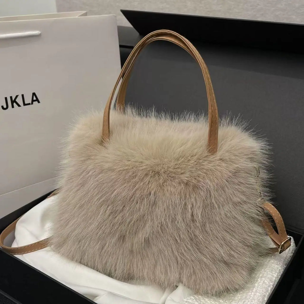 Faux Fur Tote Bag]