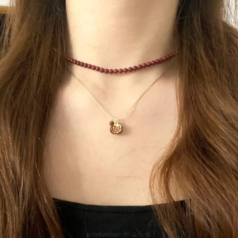 Red Pomegranate Pendant