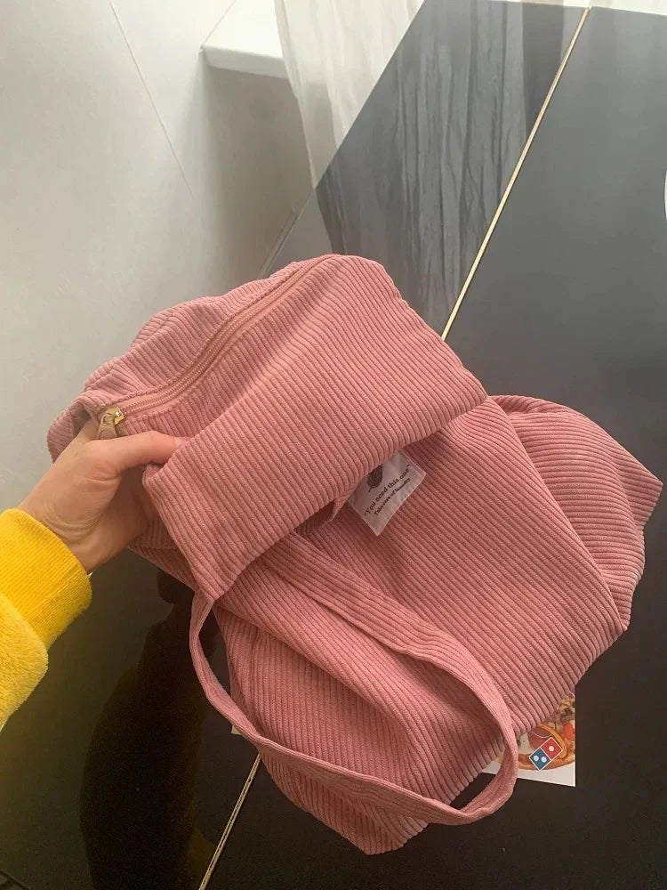 JIOMAY Corduroy Totes Bags