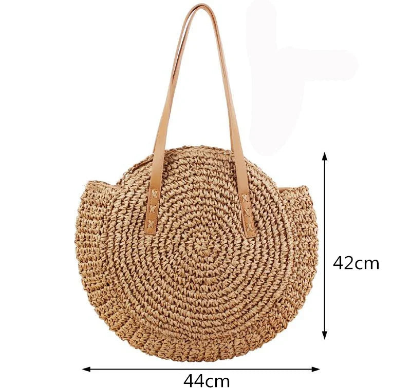 Summer Round Straw Bags