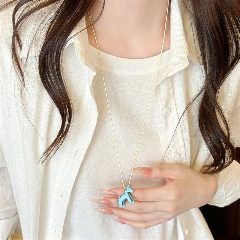 Colorful Horse Pendant