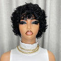 Kinky Curly Human Hair Wig