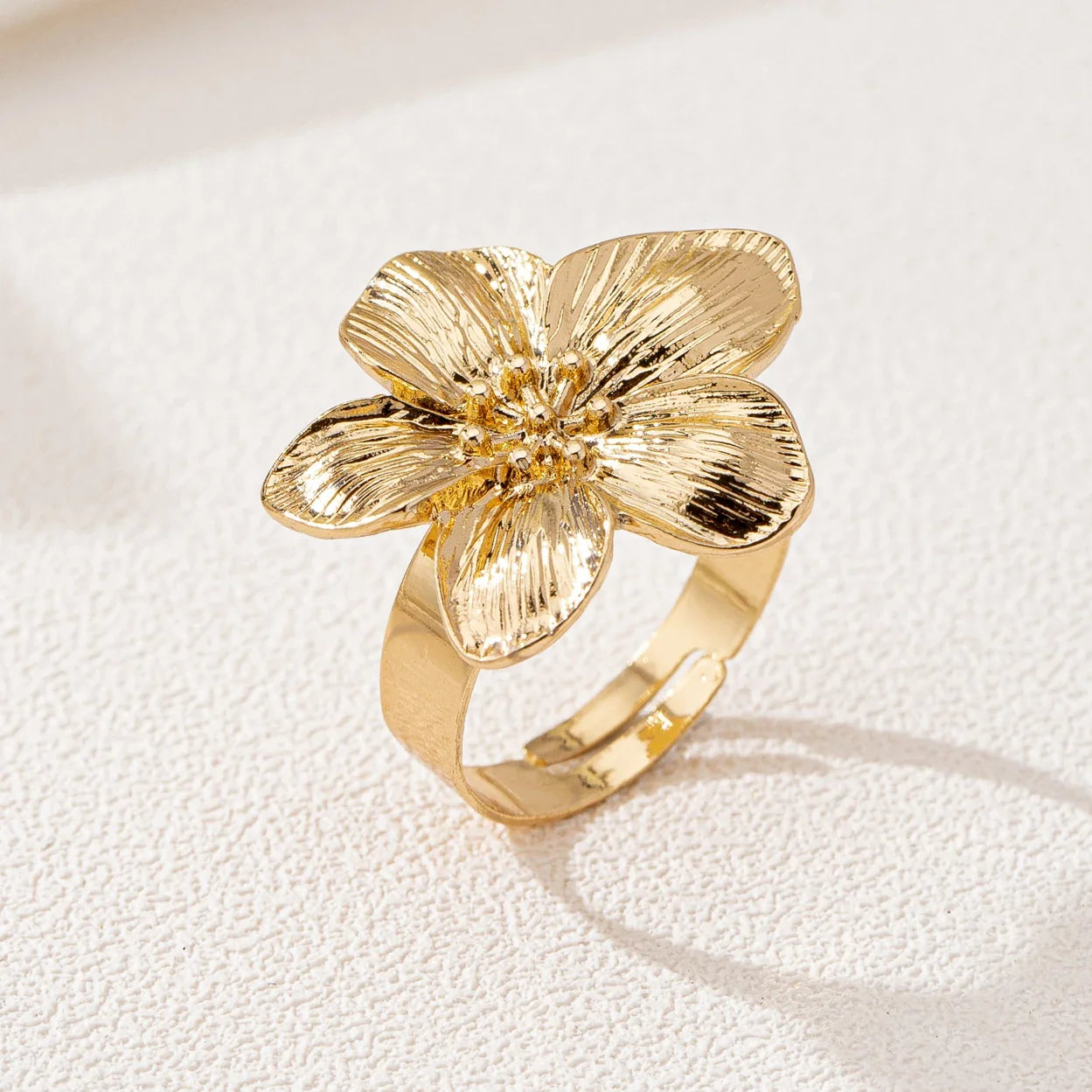 Ring with a Flower Design