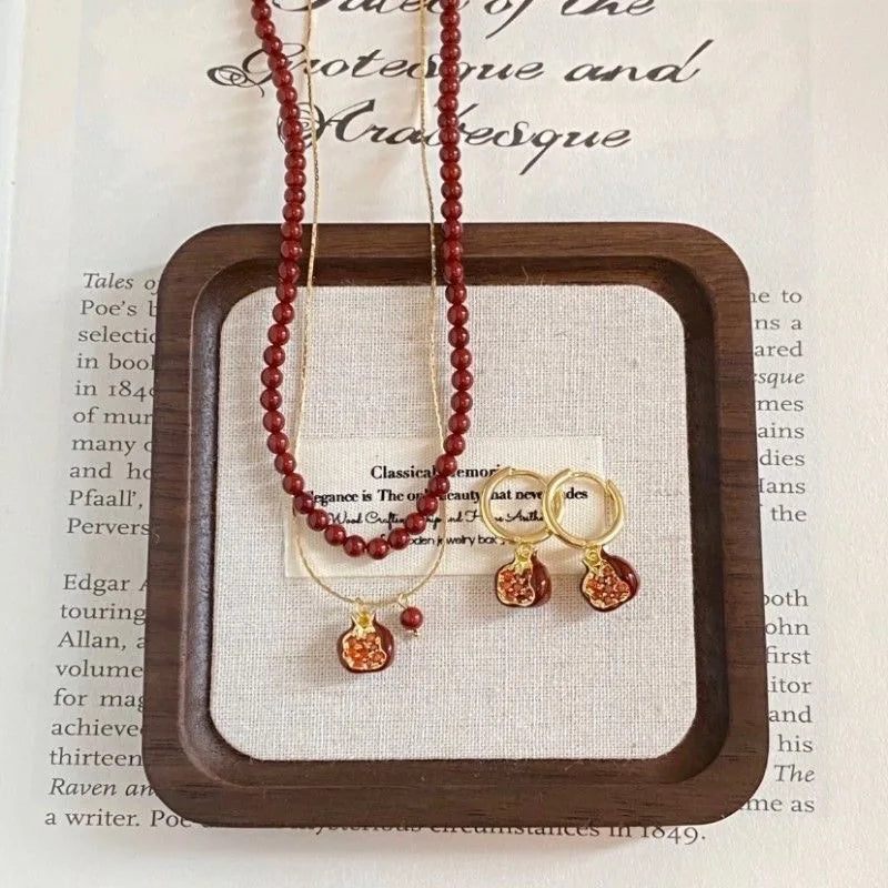Red Pomegranate Pendant