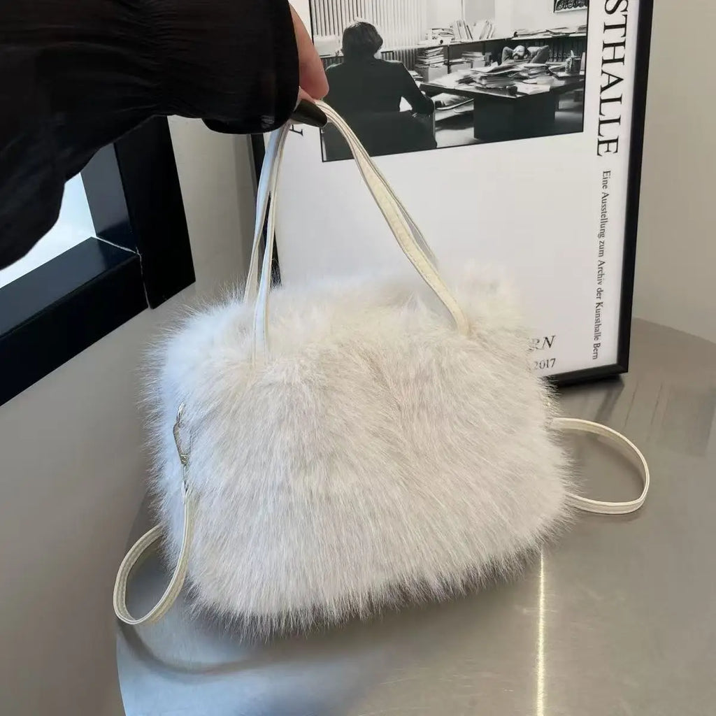 Faux Fur Tote Bag]