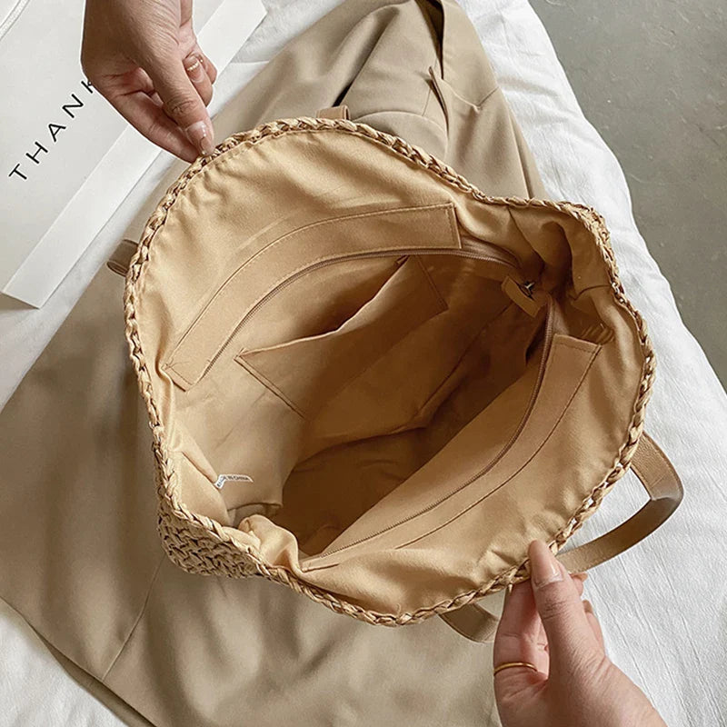 Summer Round Straw Bags