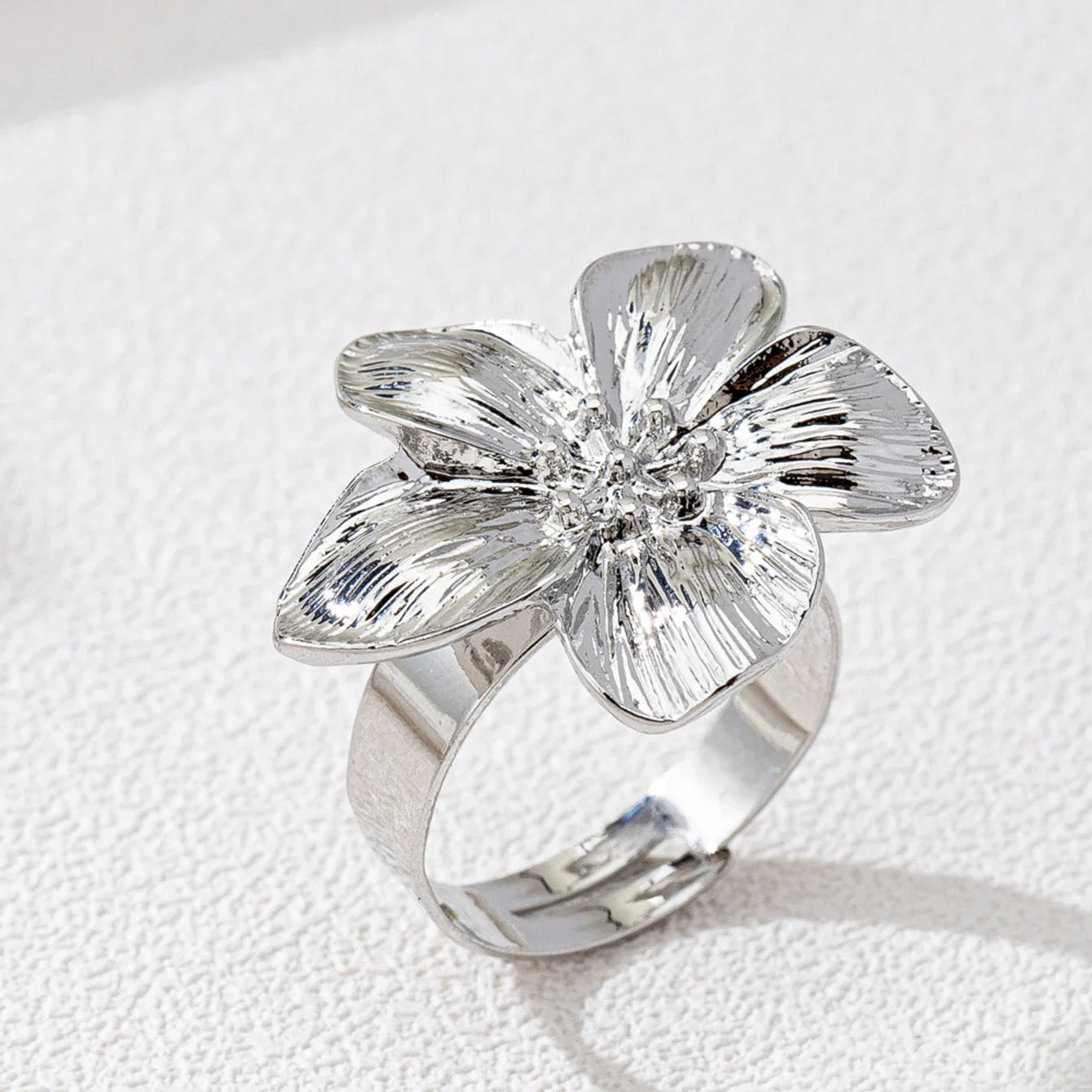 Ring with a Flower Design