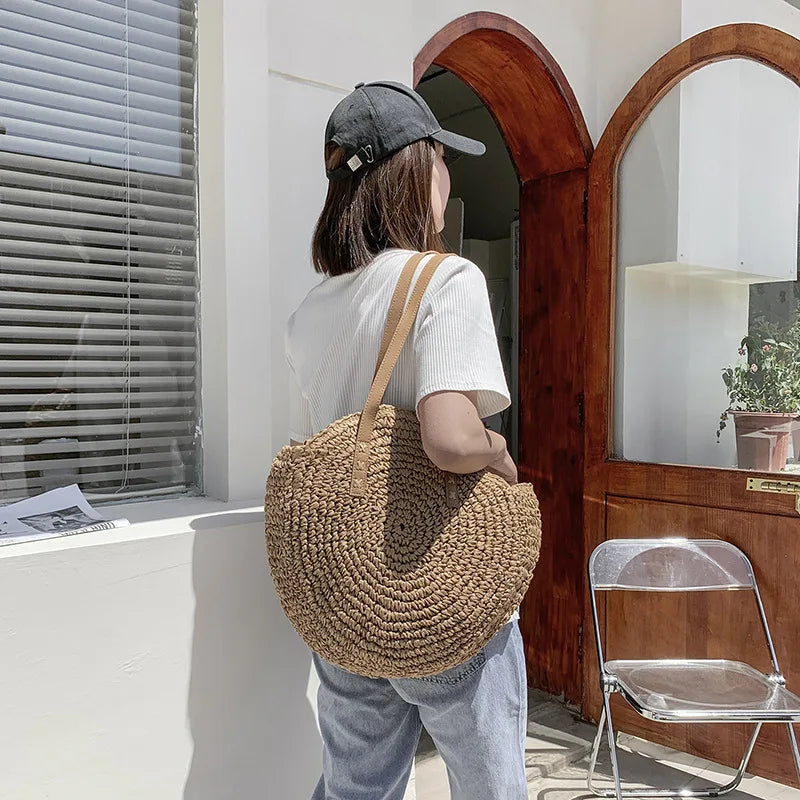 Summer Round Straw Bags