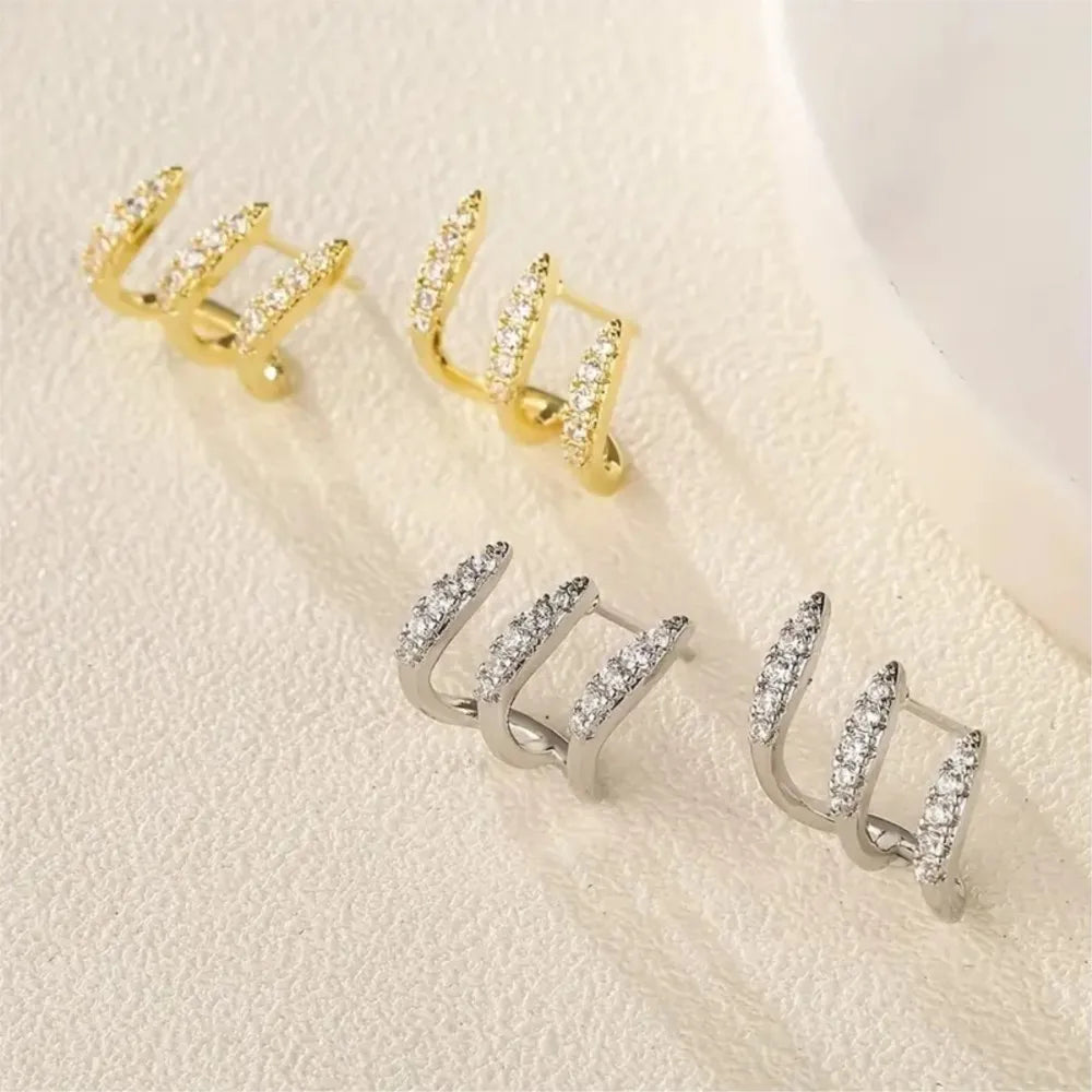 2pcs Elegant Rhinestone