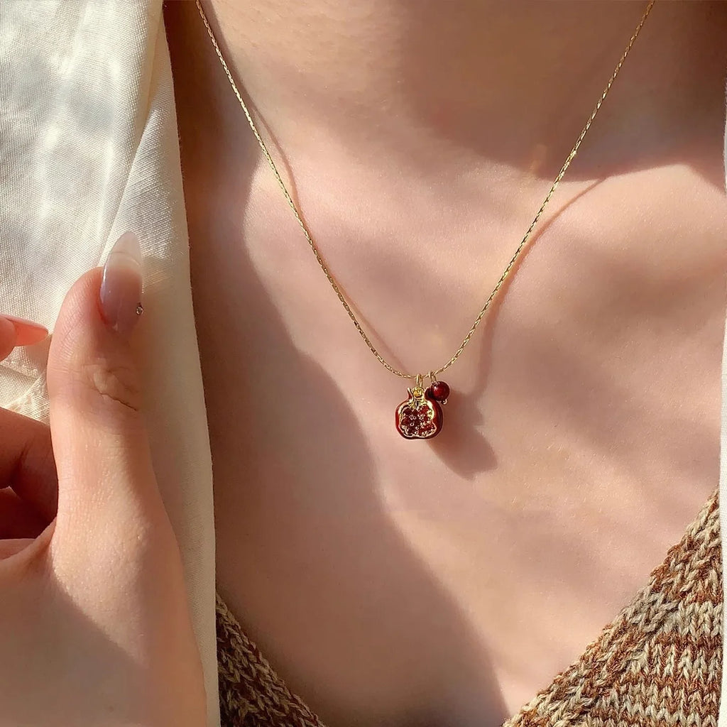 Red Pomegranate Pendant