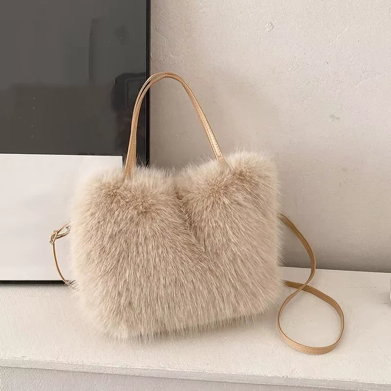 Faux Fur Tote Bag]