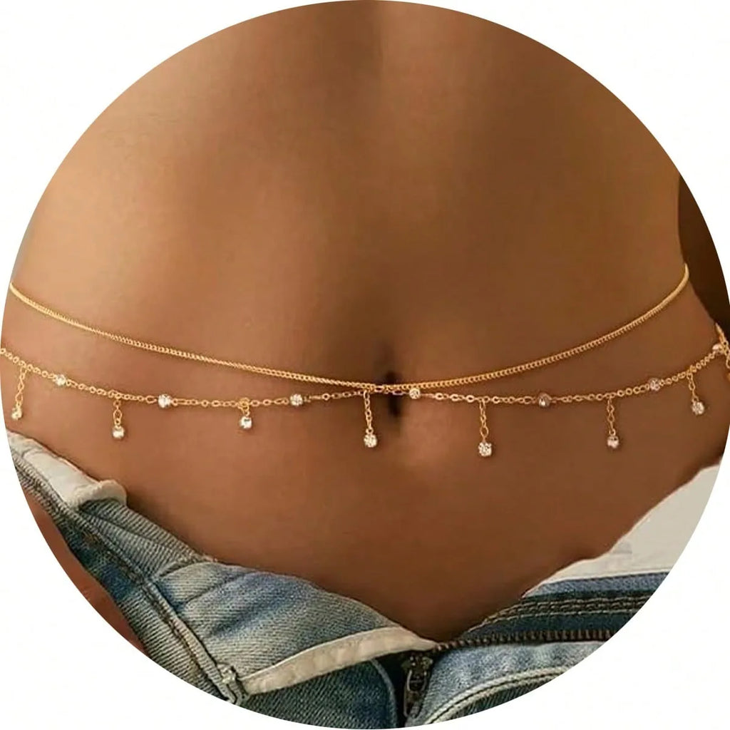 Beads Cuban Waist Chain