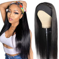Headband Human Hair Wigs