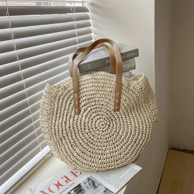 Summer Round Straw Bags