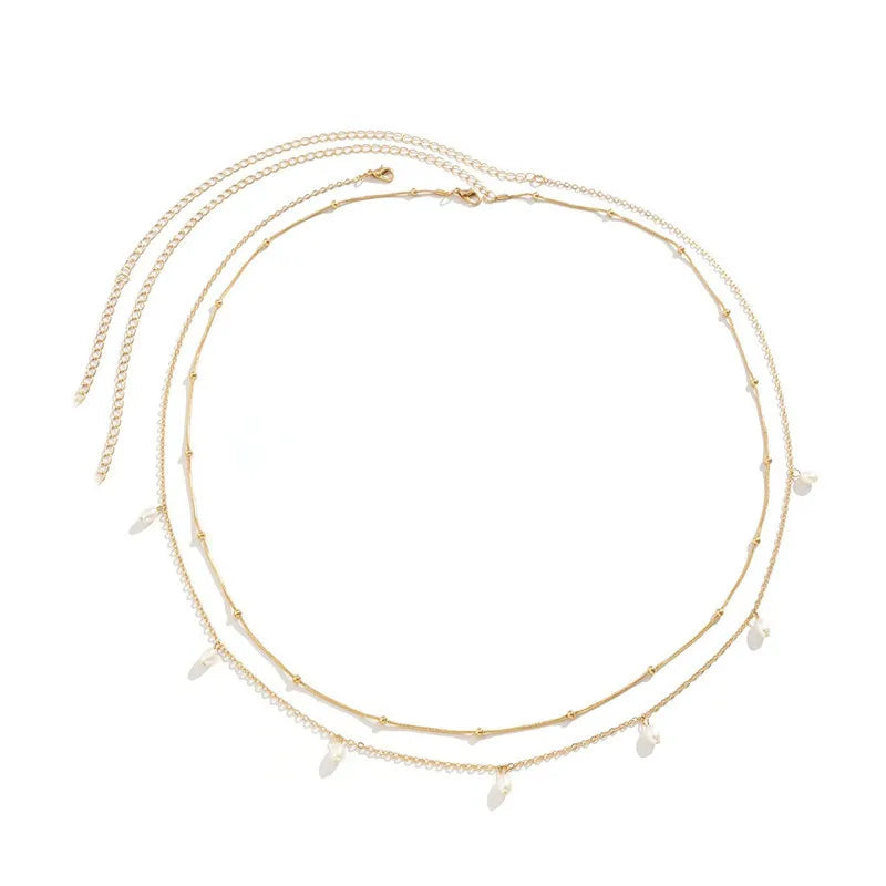 Double Layer Pearl Chain