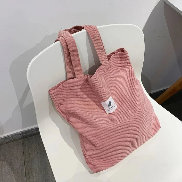 JIOMAY Corduroy Totes Bags