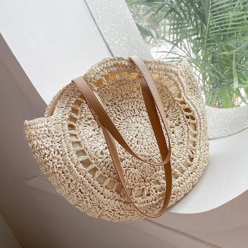 Summer Round Straw Bags