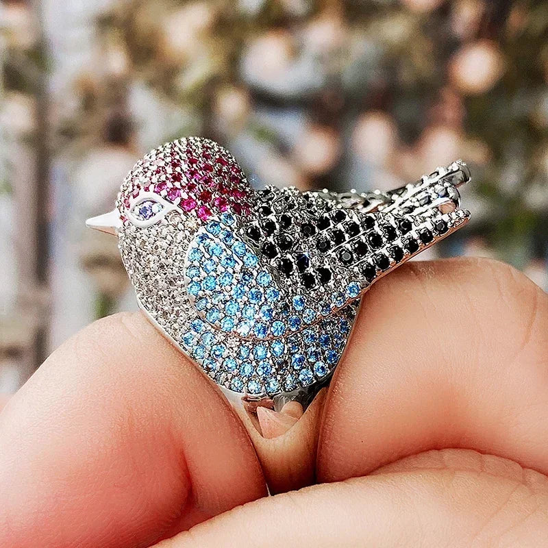 Rainbow Bird Rings