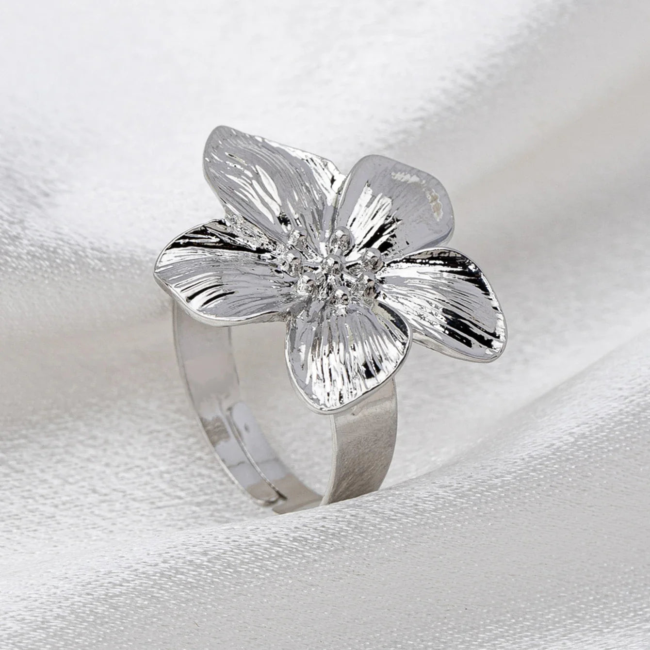 Ring with a Flower Design