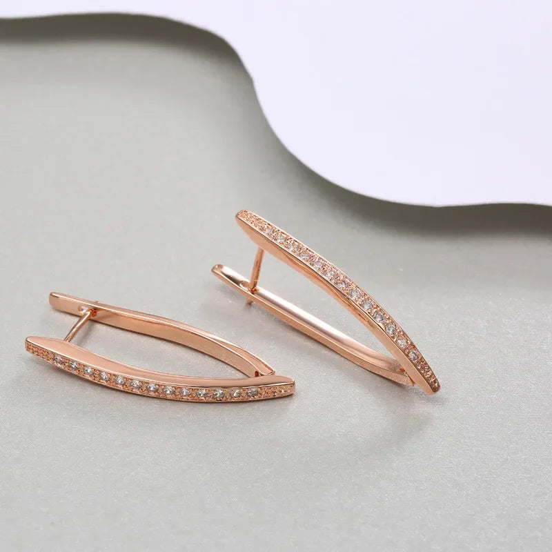 18K gold earrings