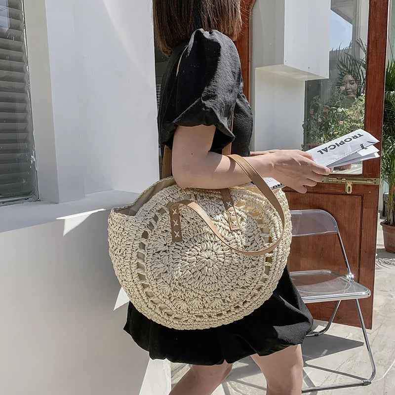 Summer Round Straw Bags