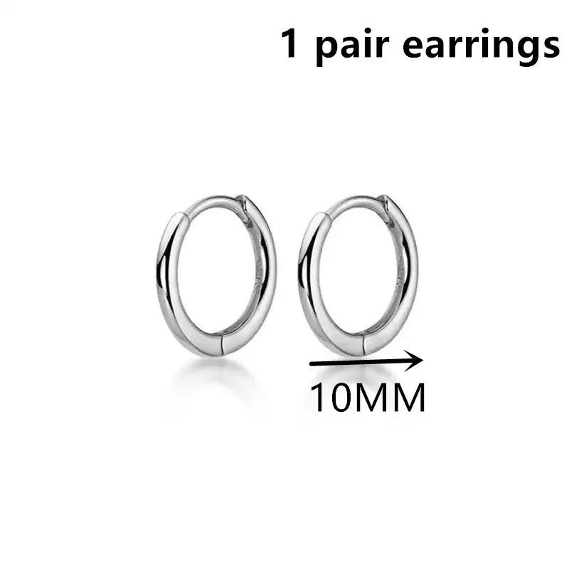 Silver Small Earrings,