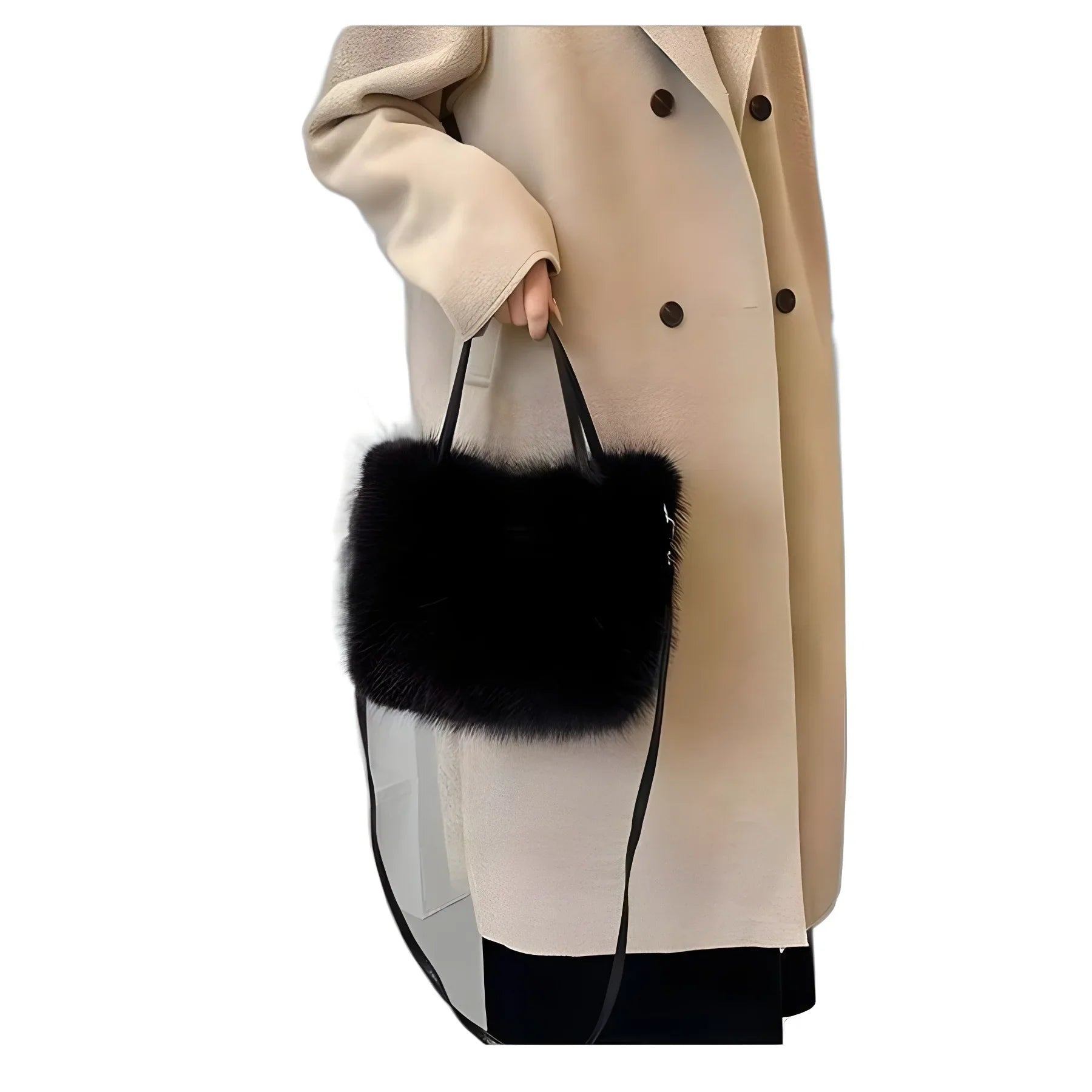 Faux Fur Tote Bag]