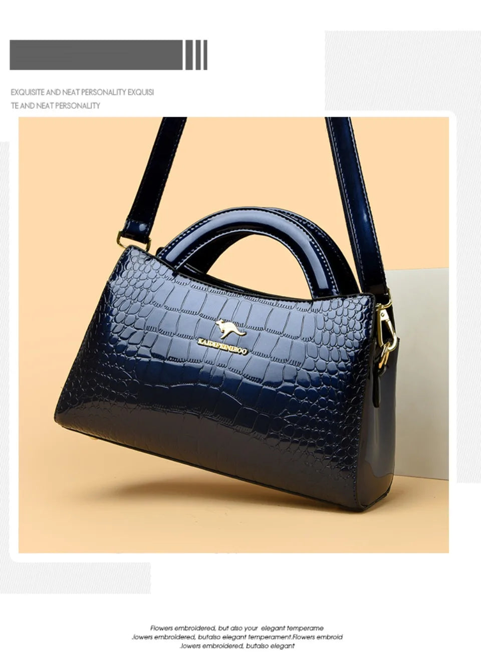 Kangaroo Brand Alligator Bags