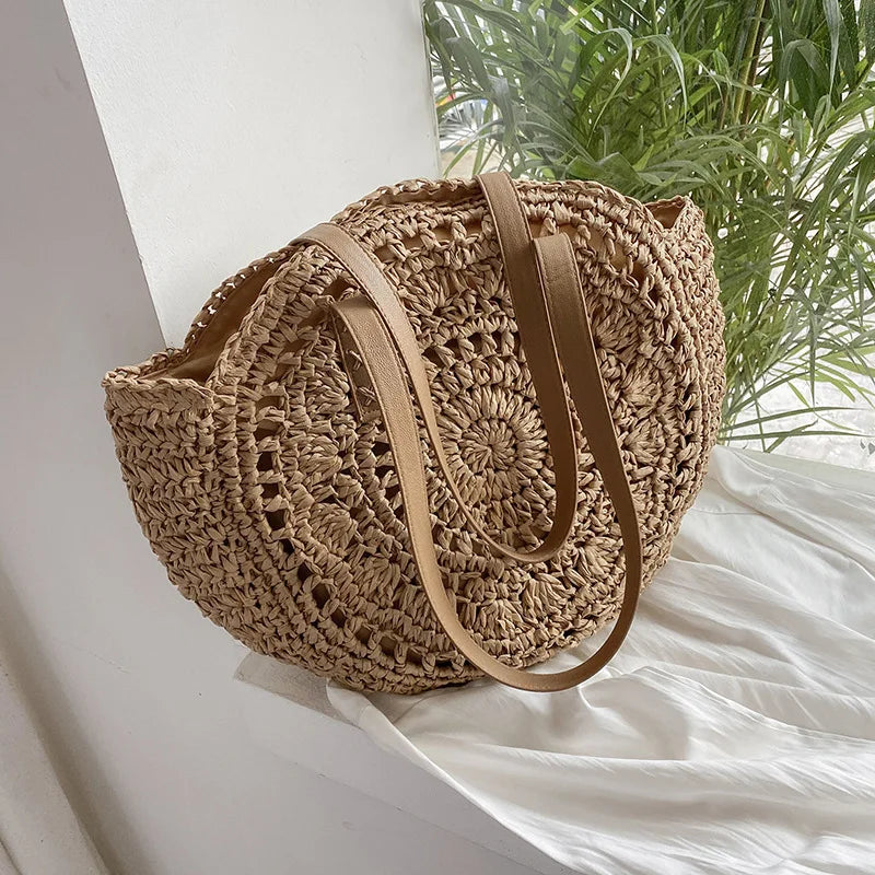 Summer Round Straw Bags