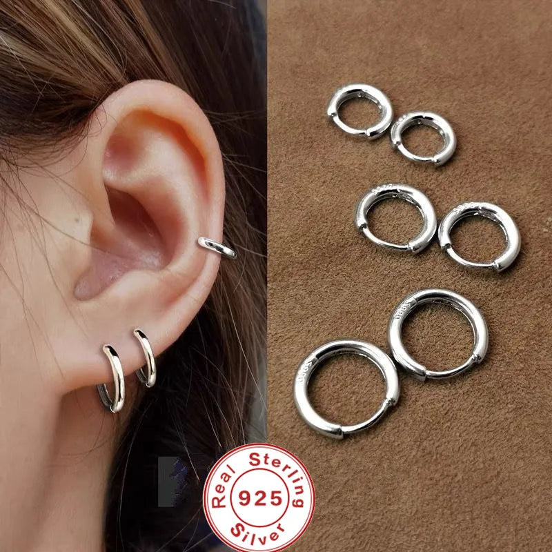 Silver Small Earrings,